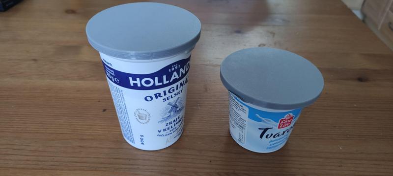 Víčko na jogurt