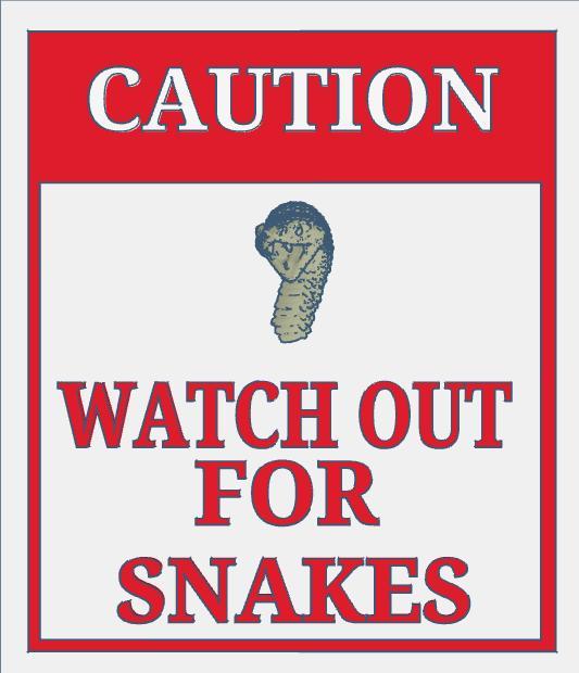 Snake Room Sign
