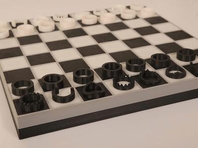 Travel chess or Travel checkers