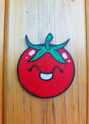 Fridge Magnet happy tomato
