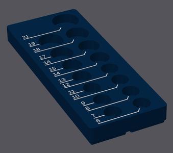 Craftsman 3/8" Socket Set Organizer  – Metric [Gridfinity]