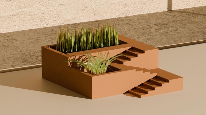 Double Ladder  Pot Plant - Home Decoration