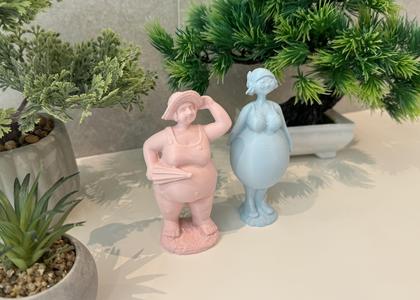 Bathing Woman Decoration Figurines