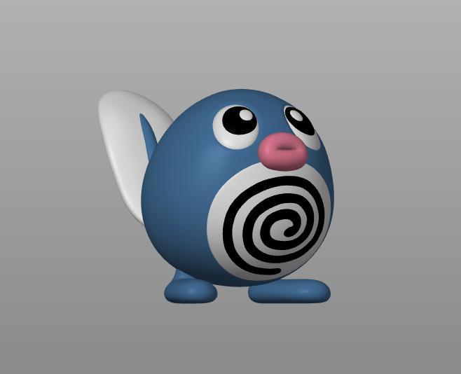 Poliwag / Ptitard Pokemon #60 multi color