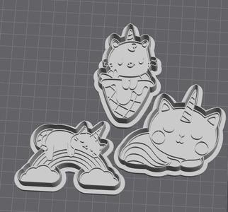 Catacorn cookie cutter Pack