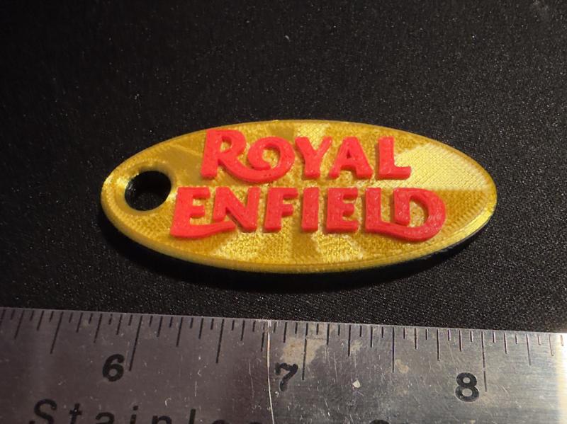 Royal Enfield Motorcycle Key Fob.