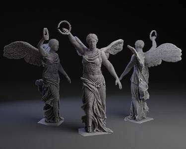 Complete (Interpreted) Nike of Samothrace Monument
