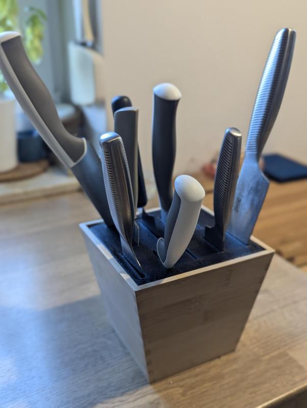 Knife block insert for Vildapel planter shell