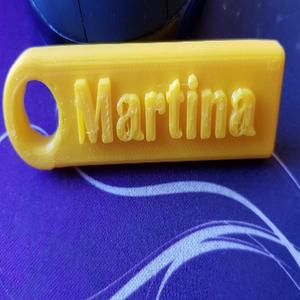Schlüsselanhänger mit Name Martina