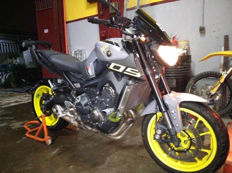 Yamaha MT09/Tracer Fork lights bracket
