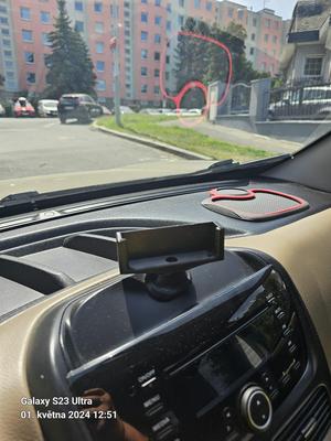 Opel Combo blue&me phone holder