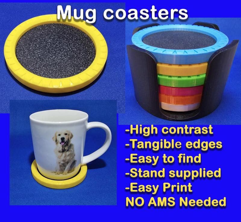 Mug Coasters - Easy to Find