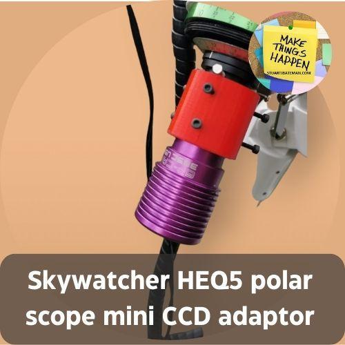 HEQ5 Pro Polar scope to CCD/DSLR adapter
