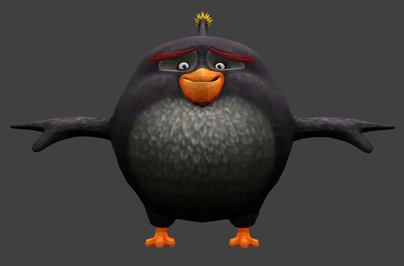 Bomb angry bird
