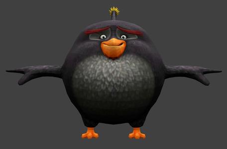 Bomb angry bird