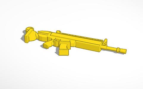 Fortnite SCAR-L keychain