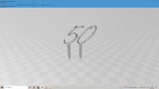 CAKE TOPPER 50 YEARS - DORT ZAPICHOVÁTKO 50 LET