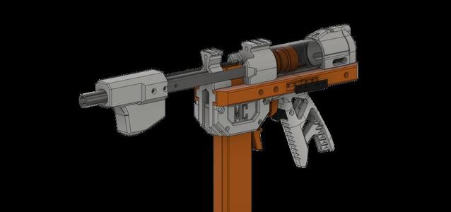 Mini Claw U - Nerf Blaster Homemade