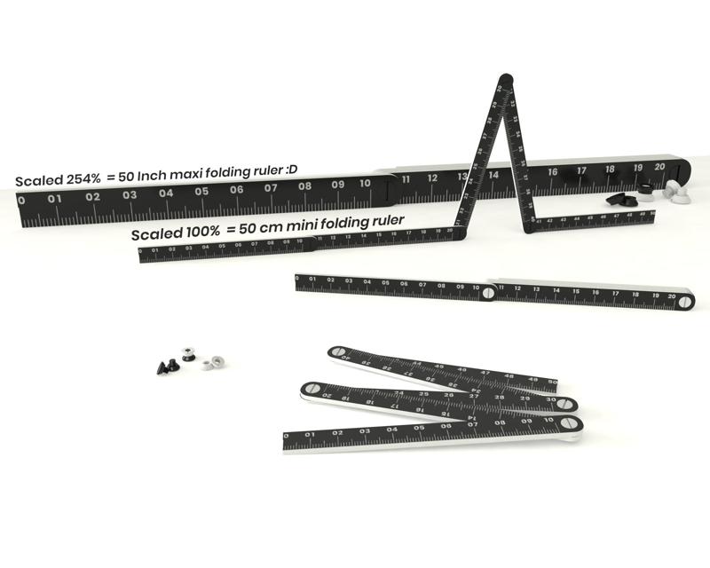 MiniMeter - foldable ruler