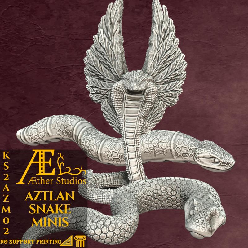 KS2AZM02 - Aztlan Snake Miniatures