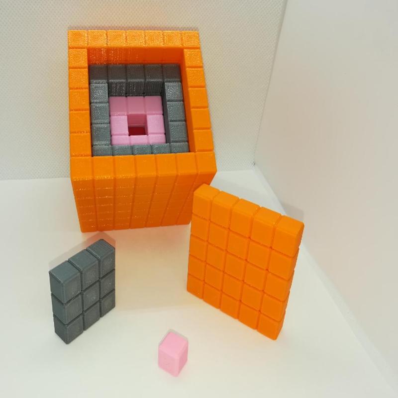 Nesting Cubes, Recursive Cubes, Cubes within Cubes