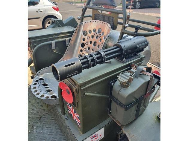 Full size miniguns