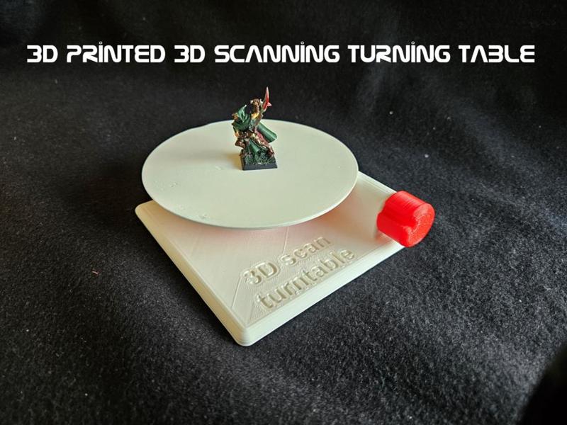 3D-scan turning table