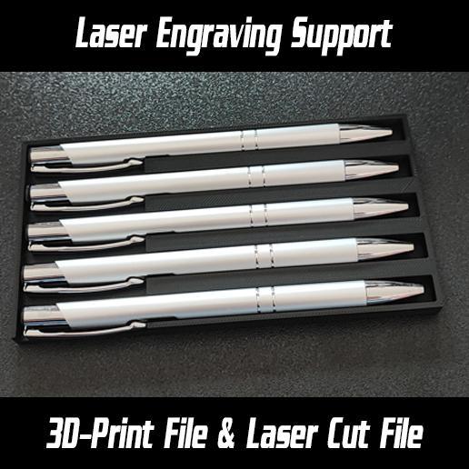 Laser engraving - Pen holder