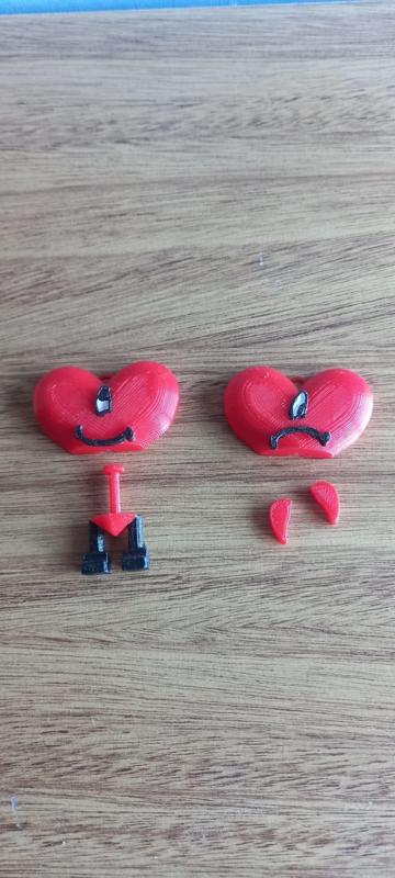 CHANGING HEARTS Keychain For Valentine's Day