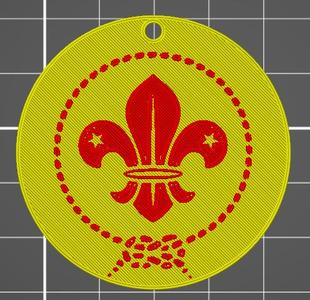 Flor de Lis - Llavero