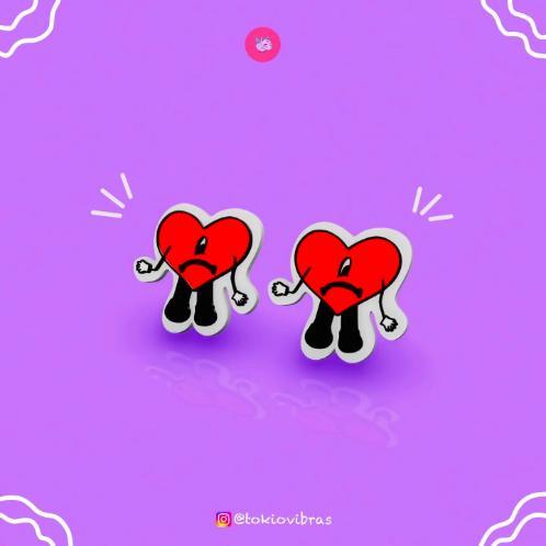 bad bunny earrings / keychain