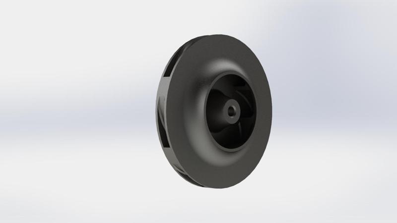 Turbo Fan for 2.3mm shaft