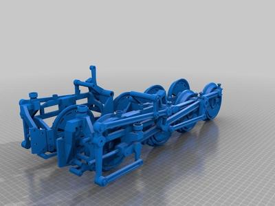 Nueva locomotora Baldwin "La Robla", bielaje