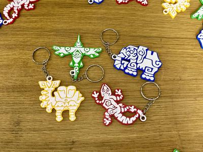Zelda BOTW Divine Beast Keychains