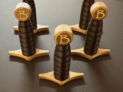 Fancy Sharpie Pen Sword Cap