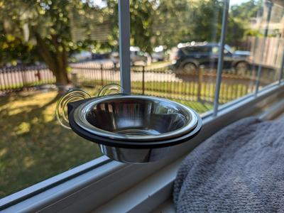 Window Mount for Pet Bowl