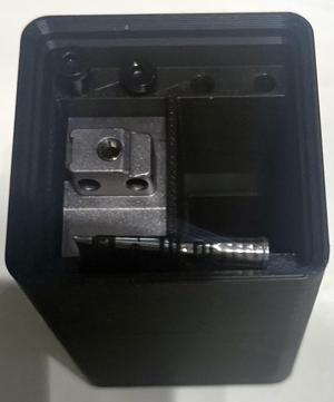 Gridfinity with pin bambu lab hot end storage