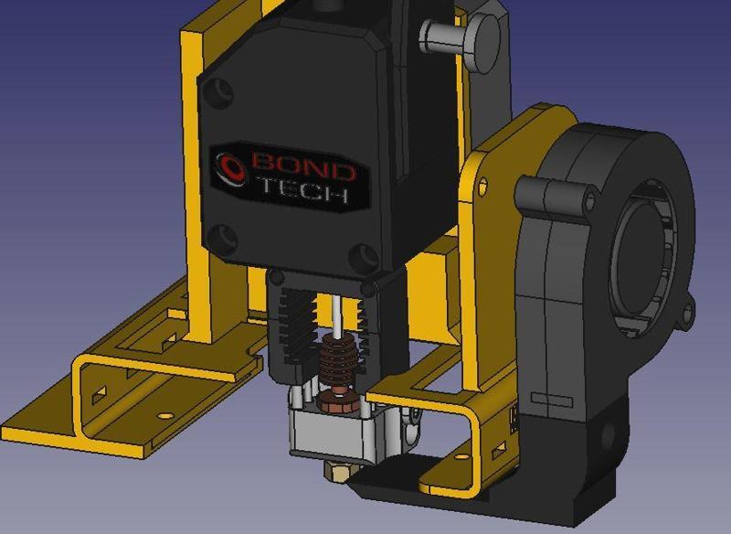 Mosquito hotend and Bondtech BMG carriage for Witbox