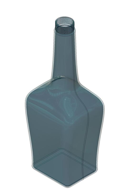 Square shape Bottle