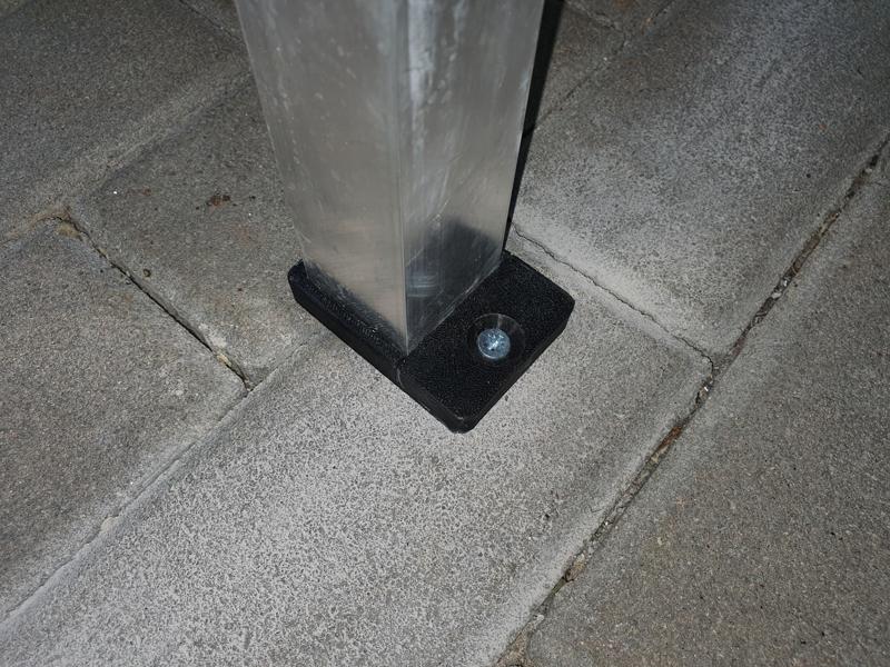 Foot for profile 40x40 mm