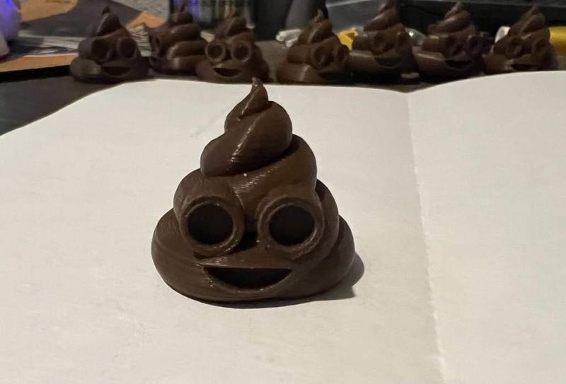 Lego Poop Emoji minifig