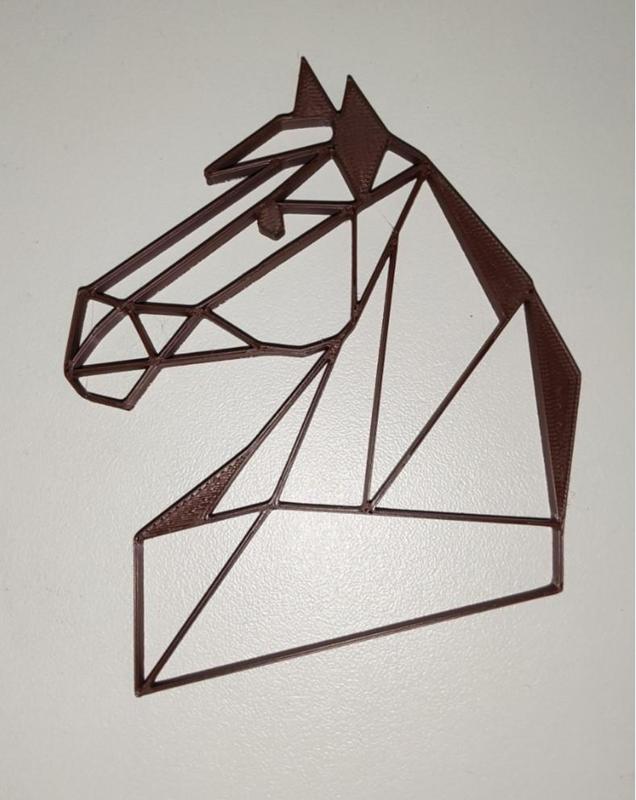 Wall art - 2D line art - Horse