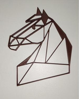Wall art - 2D line art - Horse