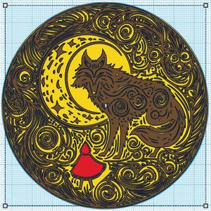 Wall art: The Little Ridding Hood