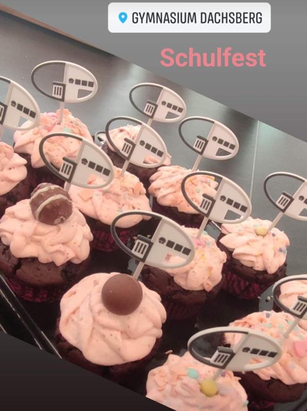 Gymnasium Dachsberg Logo am Stiel