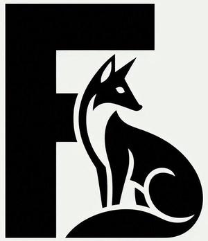 Fox alphabet: Letter F (version 1)