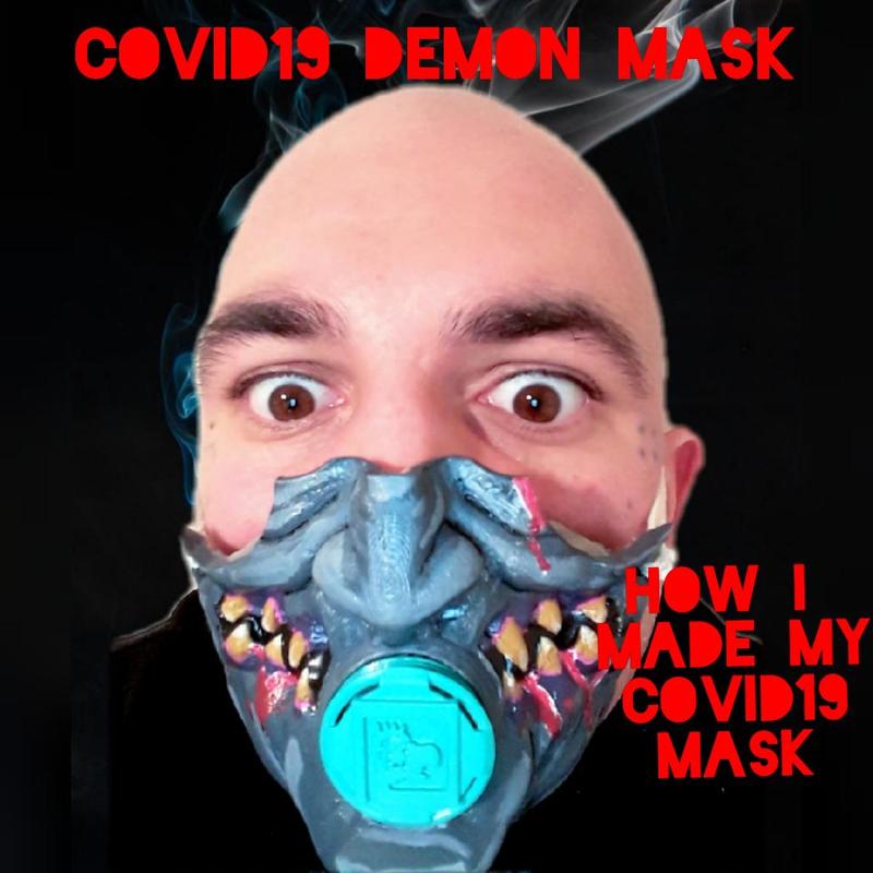 covid demon mask