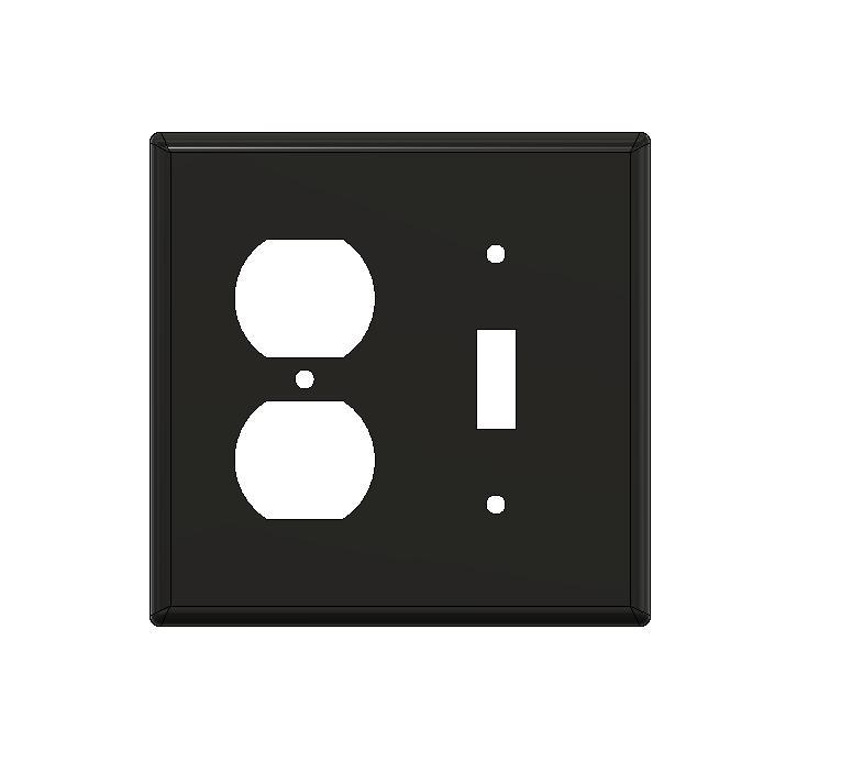 Toggle & NEMA Outlet Wall Plate