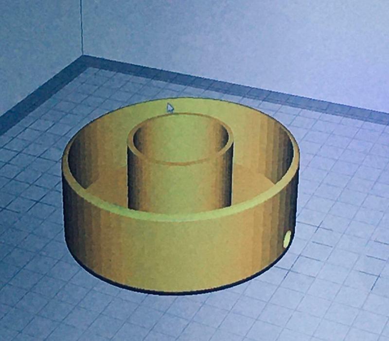 Lunar candlestick base