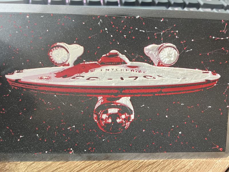 USS Enterprise - HueForge